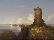 Thomas, Romantic Landscape with Ruined Tower